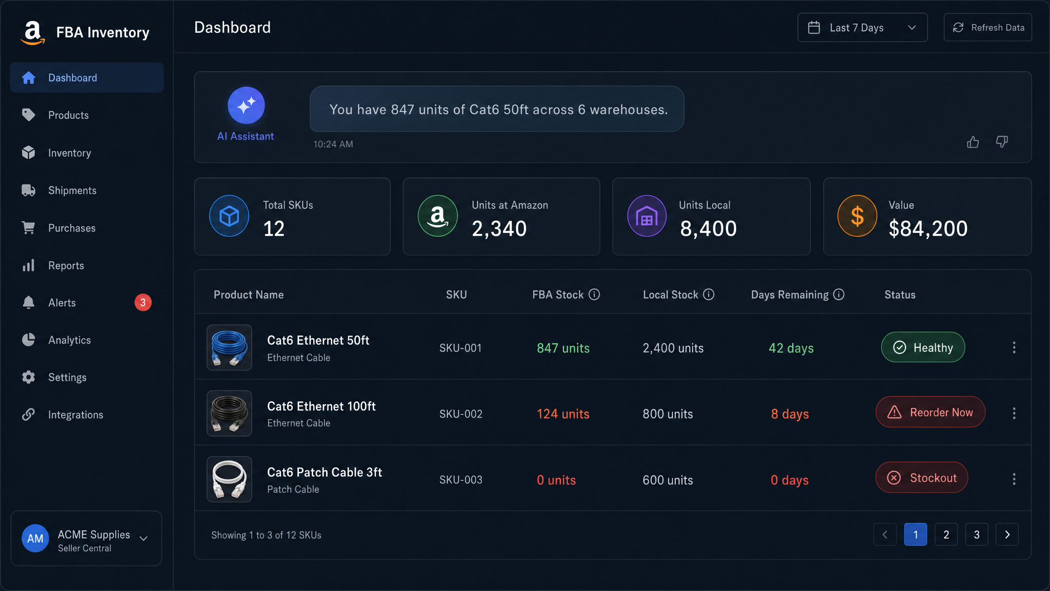Mission Control Inventory Management + AI Agent